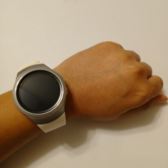 Not Tested Samsung Galaxy Gear S2 Silver White Smart Watch - Only - Picture 5 of 11